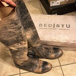 Bedstu Free People Manchester ll tall boot blk/noir size 10 with original box
